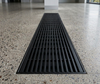 Matt Black Flexi Custom Grate-304 Stainless Steel -100mm Wide