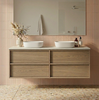 LEVI Wall Hung Vanity 1800 mm Push Open with Optional Stone Bench Top - All Drawer