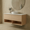 Infinity Short Wall Hung Vanity 1200 mm, Open Shelf - Optional Stone Bench Top