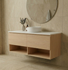 Infinity Short Wall Hung Vanity 910 - 1190 mm, Open Shelf - Optional Stone Bench Top