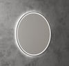 Aulic Windsor Round 900mm Led Mirror -Gun Metal Framed