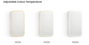 Newport Led Matt White Shaving Cabinet 900x450 