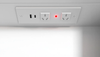 Newport Led Matt White Shaving Cabinet 900x450 