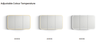 Newport Led Matt White Shaving Cabinet 1200(W)x750(H) - Premium Edition