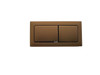Square Press Button Brushed Copper 