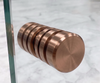 Knob Handle for Frameless Shower Screen - Brushed Copper