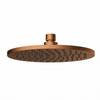 Normandy Ultra Thin  Brushed Bronze/Copper Round Rain Shower Head 200mm, 250mm
