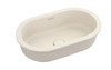 Bella Vista Doros Pilos Solid Surfurce Drop In or Undermount Basin with overflow 530x320x168mm