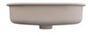 Bella Vista Doros Latte Solid Surfurce Drop In or Undermount Basin with overflow 530x320x168mm