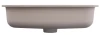 Bella Vista Thalios Latte Solid Surfurce Drop In or Undermount Basin with overflow 530x360x168mm
