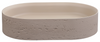 Bella Vista Idra Latte Solid Surfurce Basin with overflow 580 x 380 x 120mm