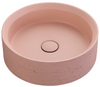 Bella Vista Thyra Rose Solid Surfurce Basin with overflow 380 x 380 x 125mm