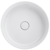 Bella Vista Thyra Neige Solid Surfurce Basin with overflow 380 x 380 x 125mm