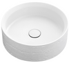 Bella Vista Thyra Neige Solid Surfurce Basin with overflow 380 x 380 x 125mm