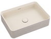 Bella Vista Astera Pilos Solid Surfurce Basin with overflow 500 x 360 x 120mm