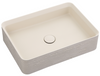 Bella Vista Astera Pilos Solid Surfurce Basin with overflow 500 x 360 x 120mm