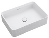 Bella Vista Astera Neige Solid Surfurce Basin with overflow 500 x 360 x 120mm