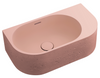 Bella Vista Elysia Rose Wall Hung Basin with overflow 500 x 275 x 150mm