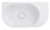 Bella Vista Elysia Neige Wall Hung Basin with overflow 500 x 275 x 150mm