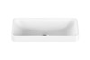 ADP Semi Inset Gloss White Solid Surface 500 wide x 99 high x 260 deep