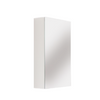 PVC full Polyurethane white shaving cabinet (glass shelves) 