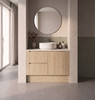 Wall to Wall Vanity 1020 mm to 1080 mm Evolution Tall - TimberGrain -  Optional Benchtop