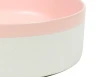 Round Above-Counter Basin Textured Exterior Finish with Matt Pink , Interior Smooth Finish  