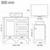 Wynyard 900mm Satin White Shaker Vanity Floorstanding | Optional Stone Top & Basin