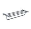 Lollypop Chrome Towel Rack -  Two Layer