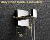 Project Square Stainless Steel Robe Hook