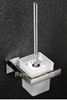 Project Square Stainless Steel Toilet Brush Holder