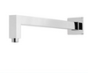 Chrome Square Wall Shower Arm D 300 or 400mm Brass & Chrome Plated