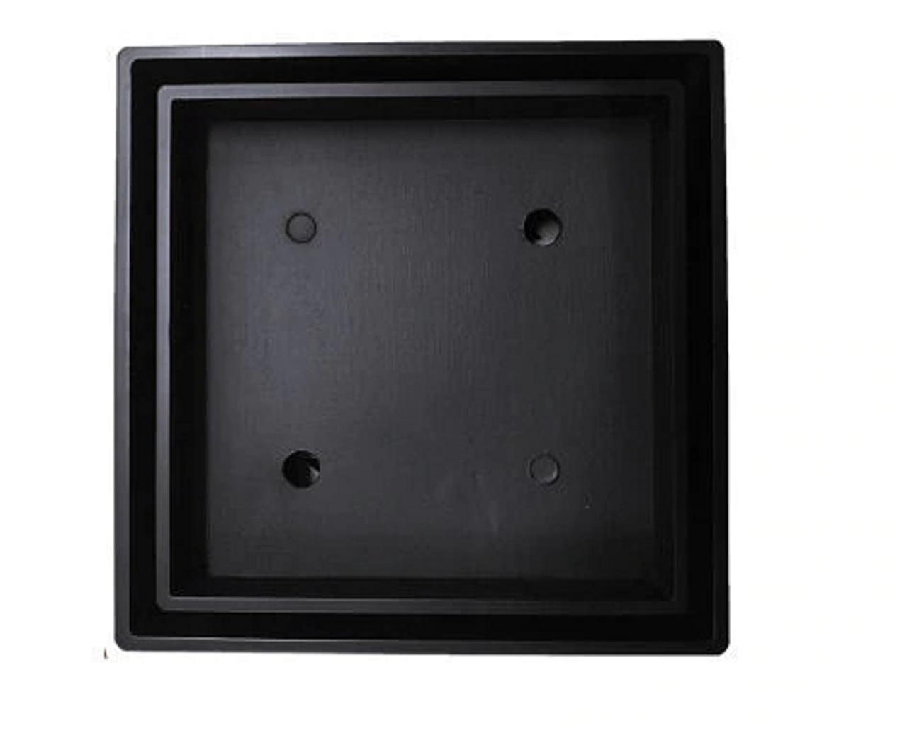 Square Tile Insert Floor Waste 50mm Matt Black Renovation D