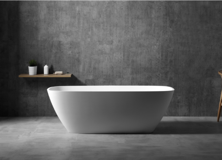 Normandy 8808 Solid Surface Stone Freestanding Bathtub Renovation D