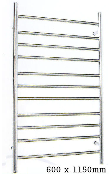 Stainless Steel Heated Towel Rail Round Renovation D