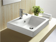 Square Semi Inset & Drop In Basin 4034A