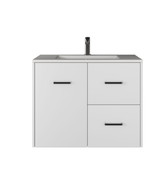 Evolution Tall Vanity 810mm With Aries Ceramic Bench Top 