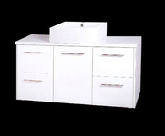 Evolution Vanity with Stone Bench & Benchtop Basin 1200mm Wall Mounted WA