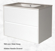 Infinity Tall 1000 mm White Vanity - ALL DRAWER - Optional Ceramic Top Infinity Tall 1000 mm White Vanity - ALL DRAWER - Optional Ceramic Top