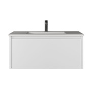Infinity Short 900 mm Wall Mount Vanity  - ALL DRAWER - White Polyurethane Infinity Short 900 mm Wall Mount Vanity  - ALL DRAWER - White Polyurethane