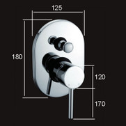 Lollypop Shower Mixer With Diverter Lollypop Shower Mixer With Diverter