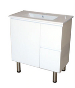 PI Vanity - 750mm Finger Pull Door Legs