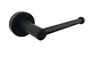 Vivid Iconic Matt Black Toilet Paper Holder - Horizontal