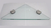 Corner Triangle Glass Shelf
