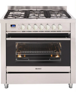Dilusso FREESTANDING DUAL FUEL COOKER - 900MM PRESTIGE SIDE WORK