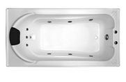 BWA Montillo Spa Bath with Pump - 1670mm