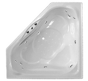 ZAHARA Corner Spa Bath with Pump