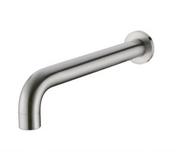 Brushed Nickel Satin Lollypop Round Bath Spout