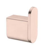 Lindy Single Robe Hook - Brushed Rose Gold