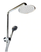 Vivid Iconic Lollypop No.5 Twin Shower Combo Unit without Rail - Fixed Inlet